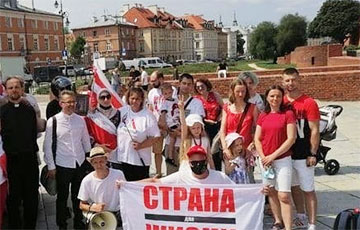 Белорусы зарубежья вышли на акции в поддержку журналистов