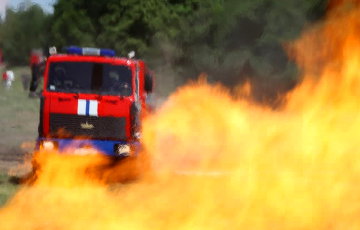 В центре Могилева сгорела женщина