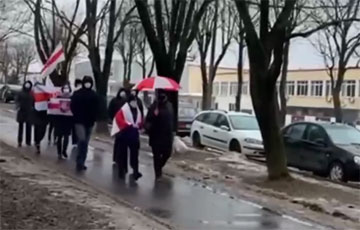 Минские районе Розочка и Грушевка вышли на совместный марш