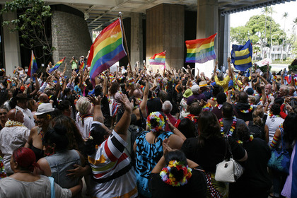 На Гавайях узаконили однополые браки