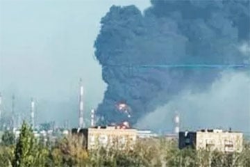 Один из крупнейших московитских нефтехимических комплексов прекратил работу
