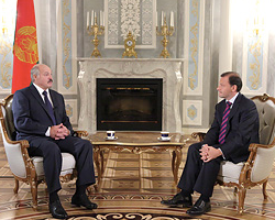 Лукашенко дал интервью телеканалу «Россия 1»