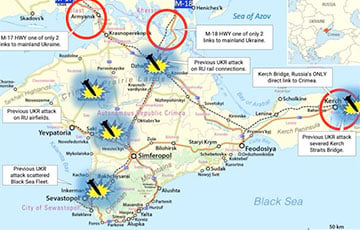 Генерал Ходжес показал карту, как ВСУ могут освободить Крым