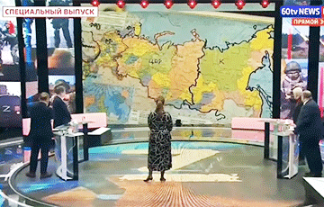 Пропагандисты устроили истерику из-за карты с «расчлененной» Московией в кабинете Буданова