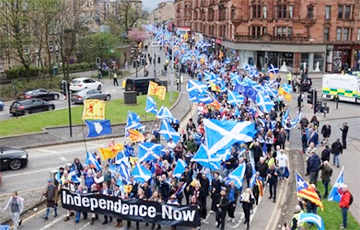 Десятки тысяч человек в Глазго потребовали независимости Шотландии