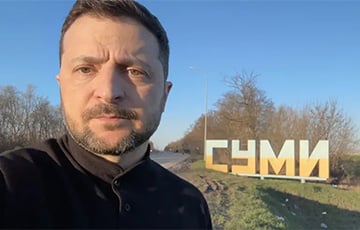 Зеленский неожиданно приехал к границе с Московией