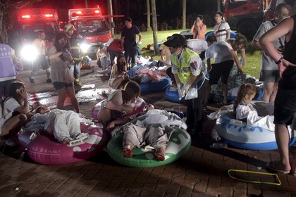 Власти Тайваня переписали 474 пострадавших при взрыве в аквапарке