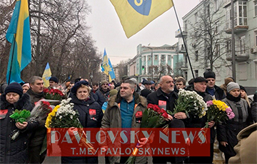 В Киеве прошло шествие в память героев Небесной сотни
