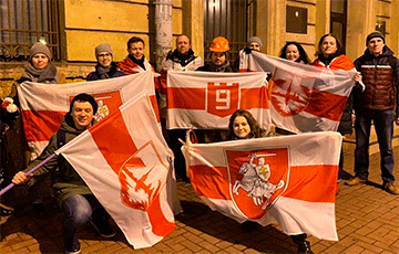 Белорусы Москвы вышли на акцию солидарности с соотечественниками