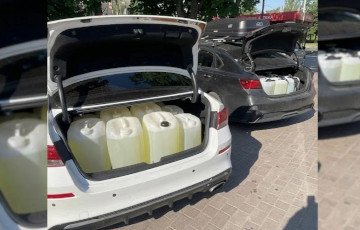 Оккупанты везут топливо для ВС РФ в багажниках легковых авто