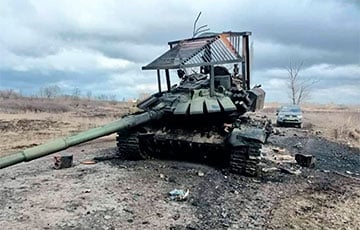 Украинские десантники уничтожили московитский танк вместе с экипажем