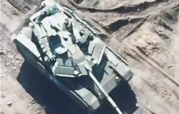 ВСУ эффектно уничтожили московитский Т-90