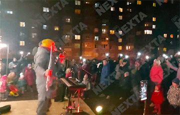 Сотни минчан пришли на концерт во дворе ЖК «Магистр»