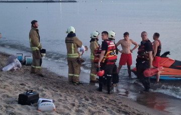 Недалеко от Клайпеды в море упал неопознанный объект