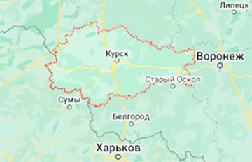 Бои в Курской области: разбита колонна военной техники РФ