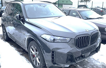 На границе с Беларусью остановили BMW