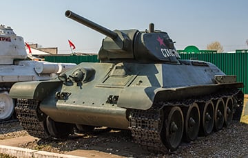 Музейный московитский Т-34 после 9 мая нашел себе «приключение» в Крыму