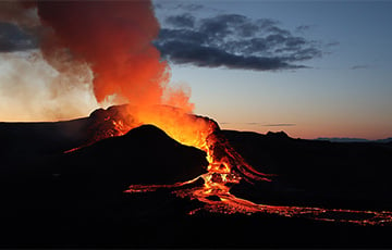 Вблизи столицы Исландии началось извержение вулкана