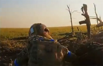 Видеофакт: автомат оккупанта прилетел к бойцам ВСУ