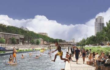 Возле Брюсселя построят мега-бассейн, чтобы люди прятались от жары