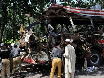 При взрыве в Пакистане погибли 19 человек