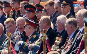 Лукашенко присутствовал на Параде Победы в Москве