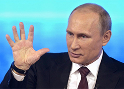 Путин выступал перед депутатами 10 минут, опоздав на четыре часа