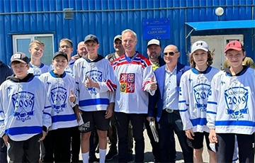 Легендарный чешский хоккеист Доминик Гашек посетил Харьков