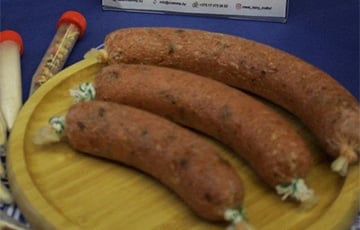 В Минске показали, как выглядит беларусская вегетарианская колбаса