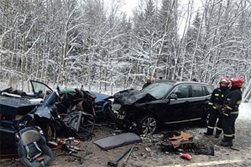 Серьезная авария произошла в Минском районе