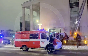 Пожар в центре Москвы: загорелась Московитская госбиблиотека