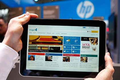 HP в мае начнет поставлять в Россию бизнес-планшет с Full HD