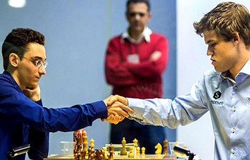 Шахматисты Карлсен и Каруана в четвертый раз подряд сыграли вничью в матче за звание чемпиона мира