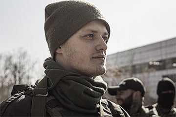 Во Львове простились с беларусским добровольцем Алексеем Лазаревым