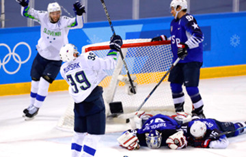Вторая сенсация на Олимпиаде: Хоккеисты Словении обыграли США
