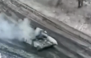 ВСУ уничтожили танк Т-90М «Прорыв» с тепловым камуфляжем