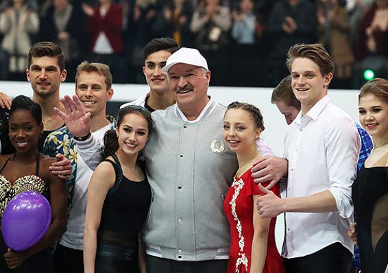 Лукашенко назвал самыми мужественными спортсменами не хоккеистов, а фигуристов