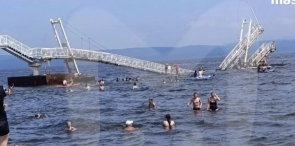 Мост с детьми обрушился в Артеме, есть пострадавшие