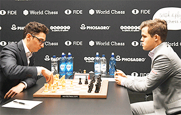 Матч за шахматную корону: Карлсен и Каруана в 12-й раз сыграли вничью