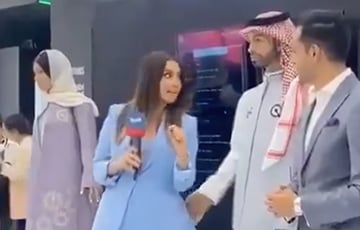 В Саудовской Аравии робот странно себя повел в прямом эфире