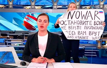 В прямом эфире московитского «Первого канала» женщина призвала остановить войну