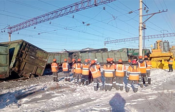 В московитском Забайкалье столкнулись два грузовых поезда