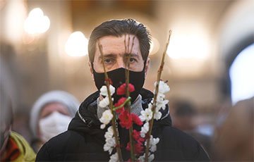 Белорусские католики и протестанты отмечают Вербное воскресенье: фоторепортаж