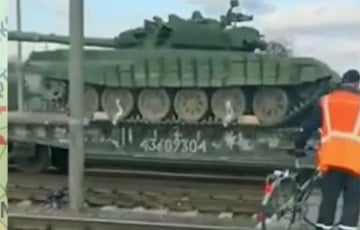 Еще один эшелон танков отправили из Беларуси в РФ