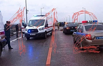 На Крымском мосту случилась масштабная авария