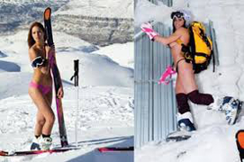 Ливанская горнолыжница оскандалилась на Олимпиаде из-за фотосессии