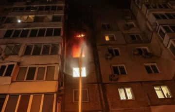 Московия массированно ударила по Киеву: горят многоэтажки