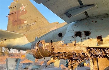 Украинские бойцы из ПЗРК подбили московитский штурмовик Су-25