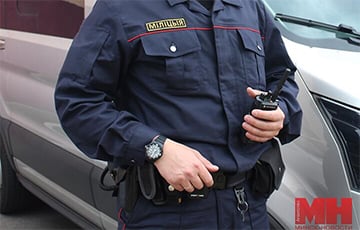 В Березино ранили сотрудника милиции