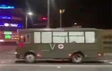 В Гомеле фиксируются нескончаемые потоки автомобилей с ранеными московитскими оккупантами